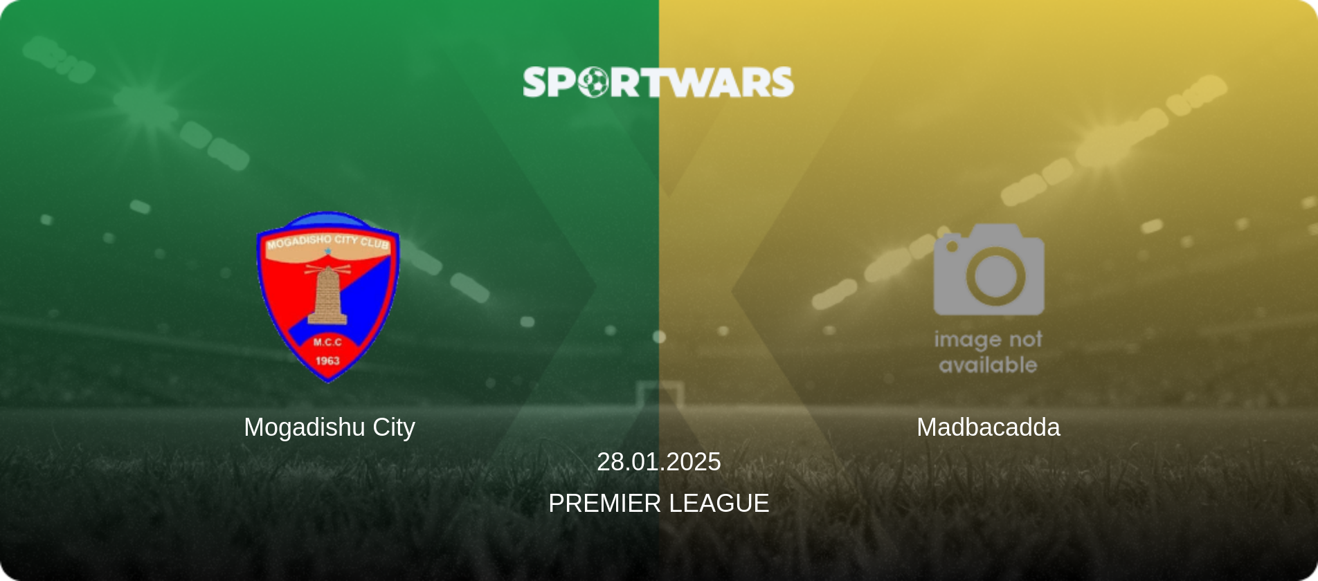 Mogadishu City — Madbacadda, 28.01.2025 — Premier League (match preview)
