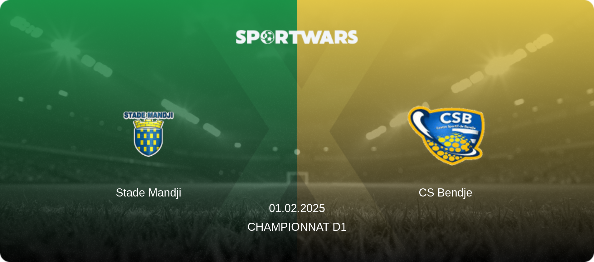 Stade Mandji — CS Bendje, 01.02.2025 — Championnat D1 (match preview)