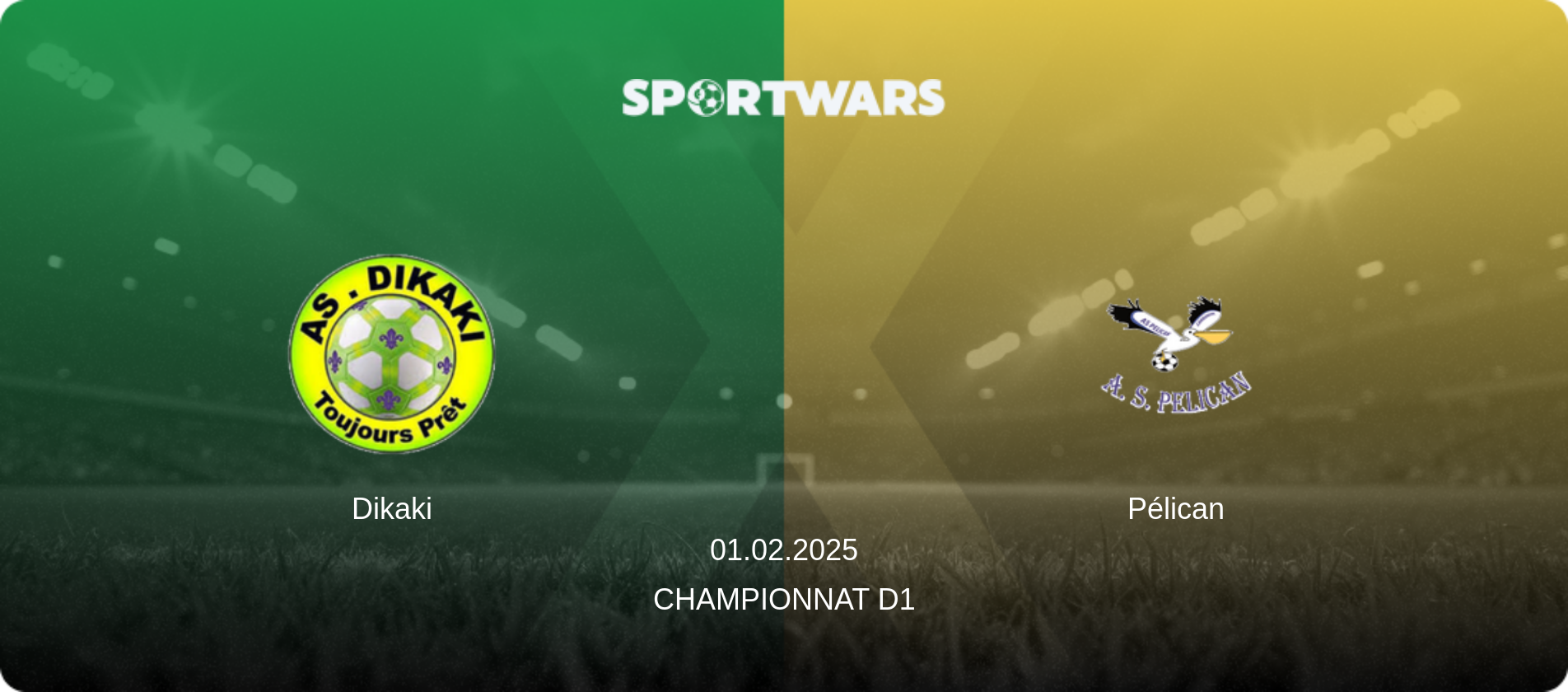 Dikaki — Pélican, 01.02.2025 — Championnat D1 (match preview)