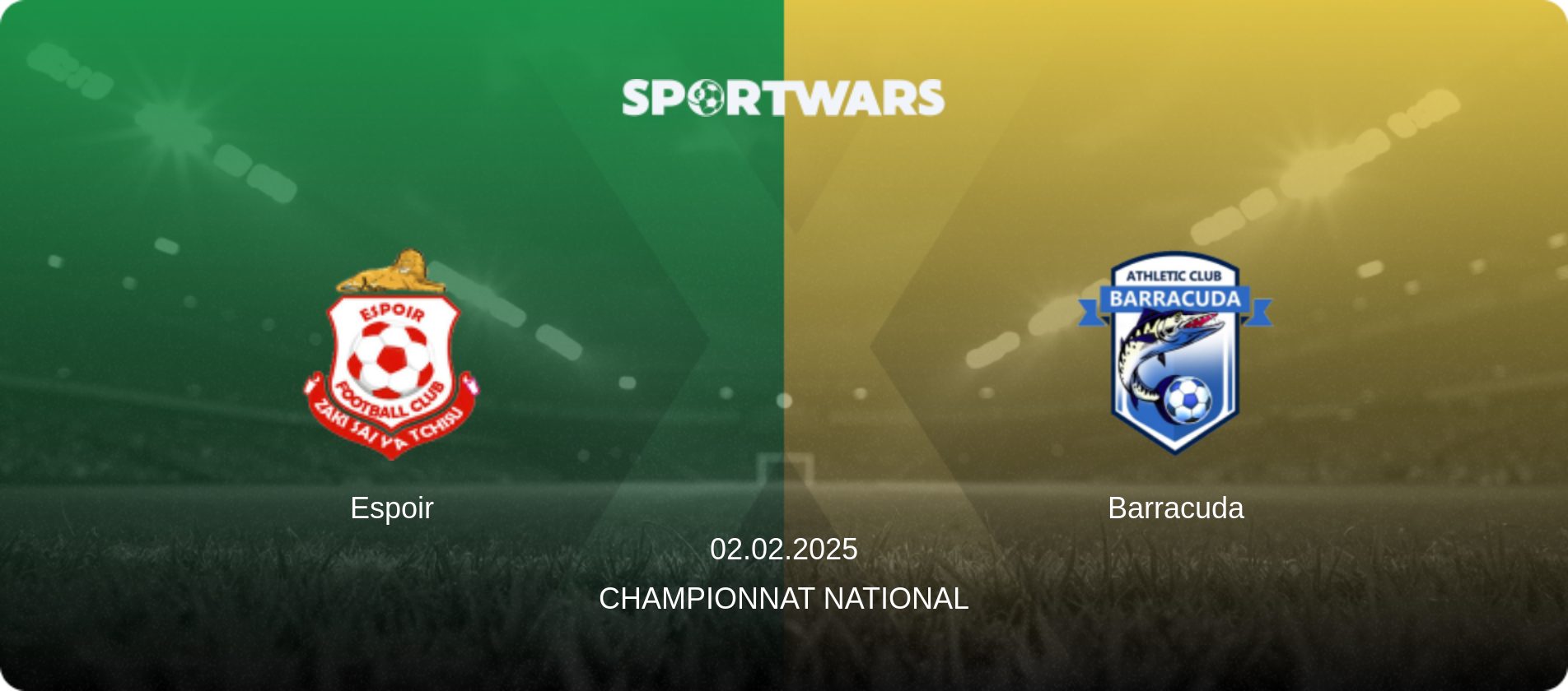Espoir — Barracuda, 02.02.2025 — Championnat National (match preview)