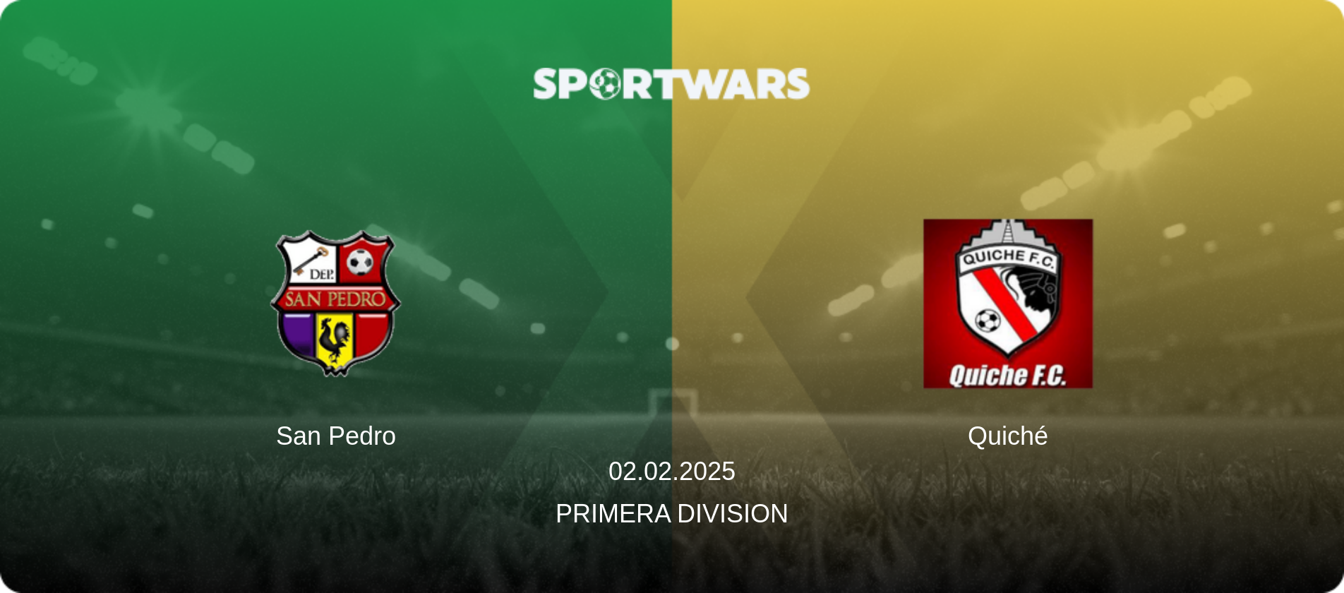 San Pedro — Quiché, 02.02.2025 — Primera Division (match preview)