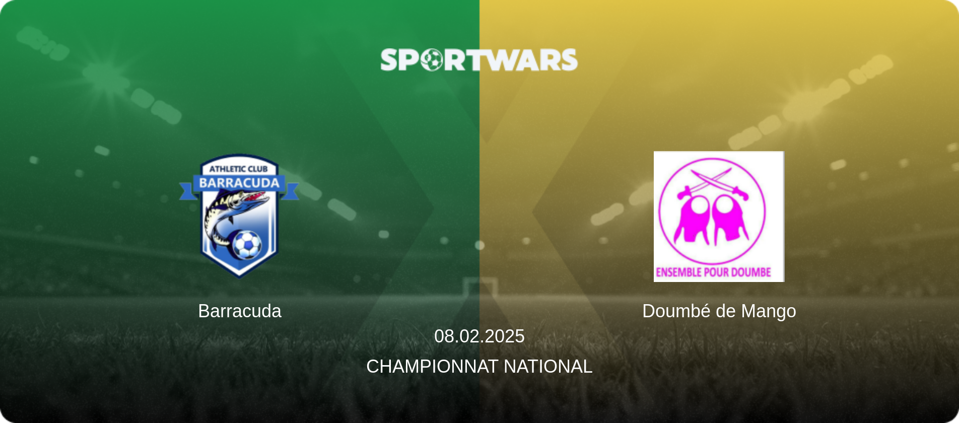 Barracuda — Doumbé de Mango, 08.02.2025 — Championnat National (match preview)