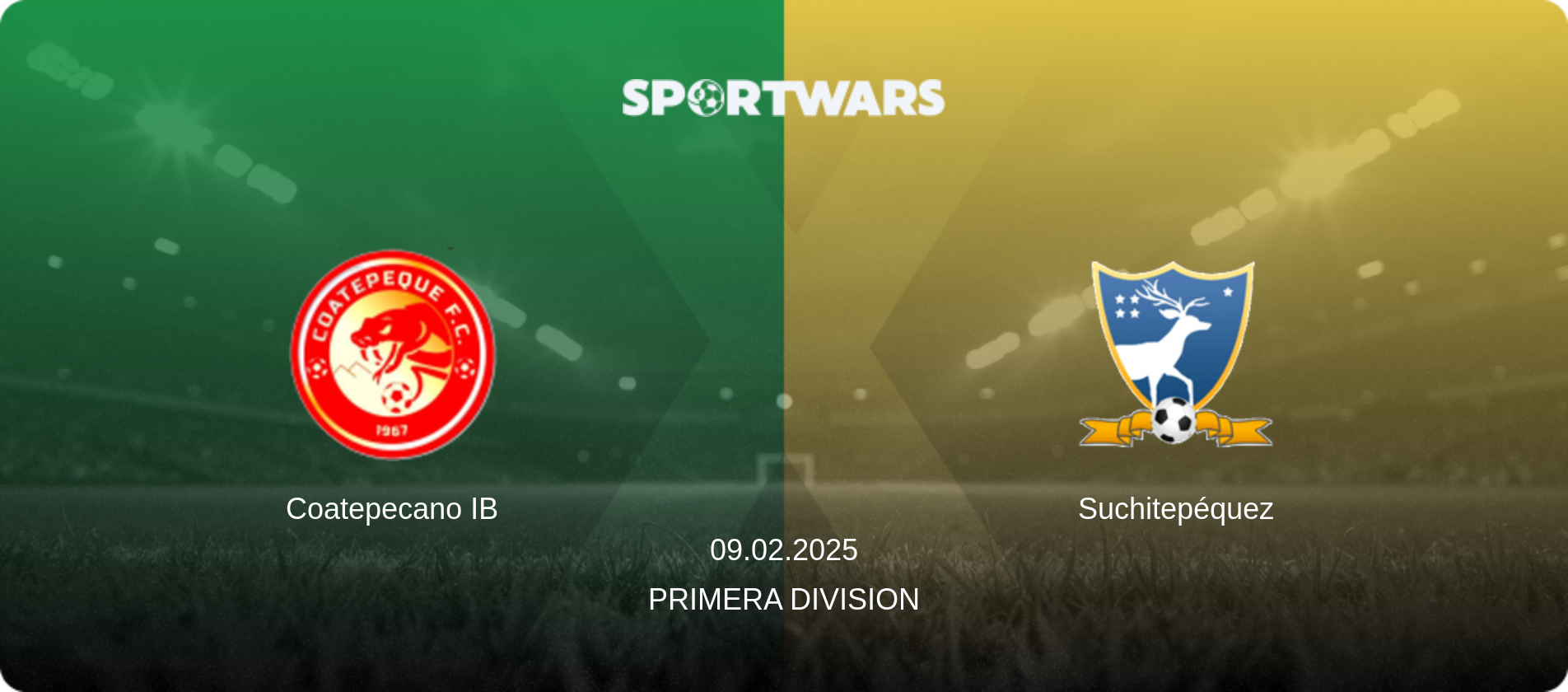 Coatepecano IB — Suchitepéquez, 09.02.2025 — Primera Division (match preview)