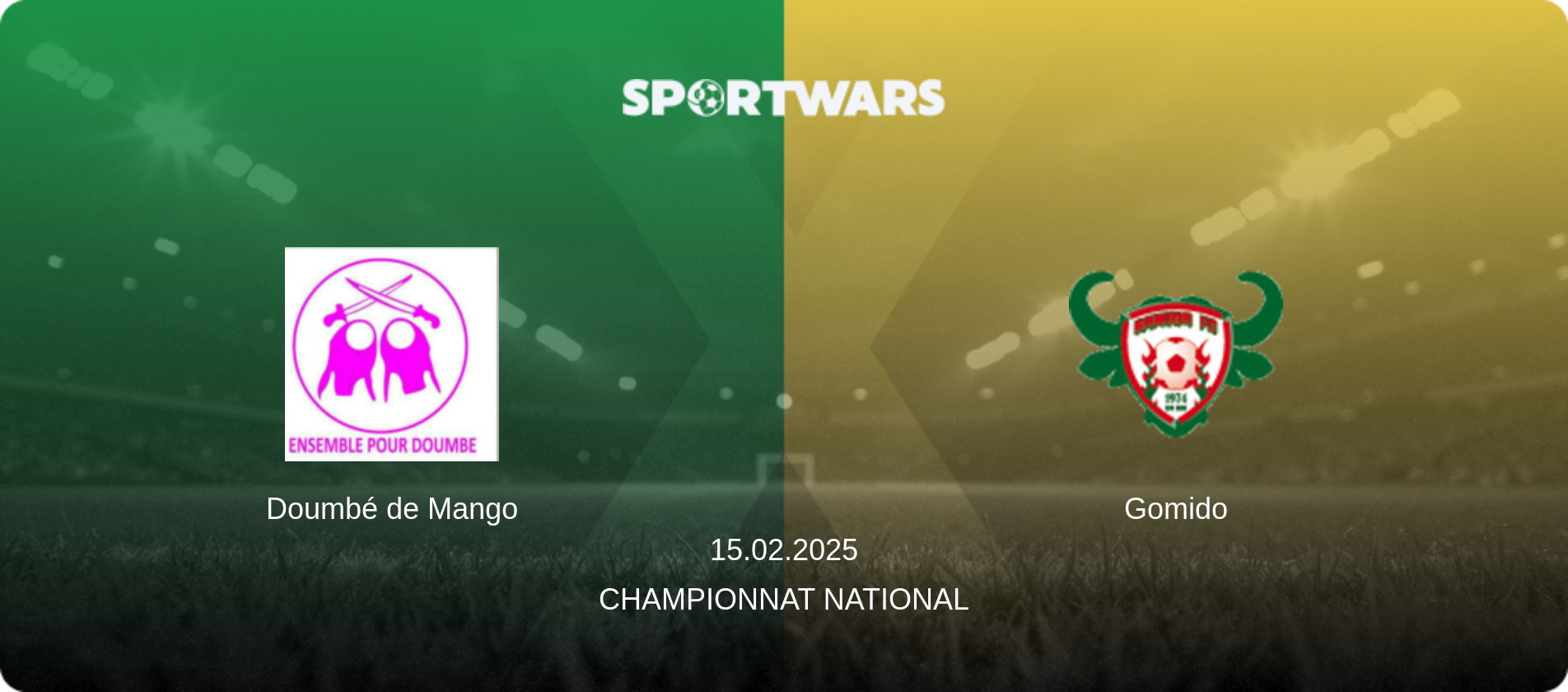 Doumbé de Mango — Gomido, 15.02.2025 — Championnat National (match preview)