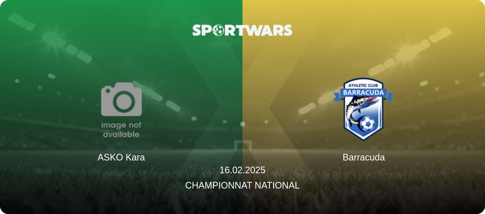 ASKO Kara — Barracuda, 16.02.2025 — Championnat National (match preview)
