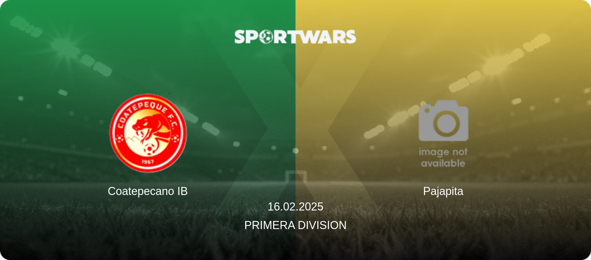 Coatepecano IB — Pajapita, 16.02.2025 — Primera Division (match preview)