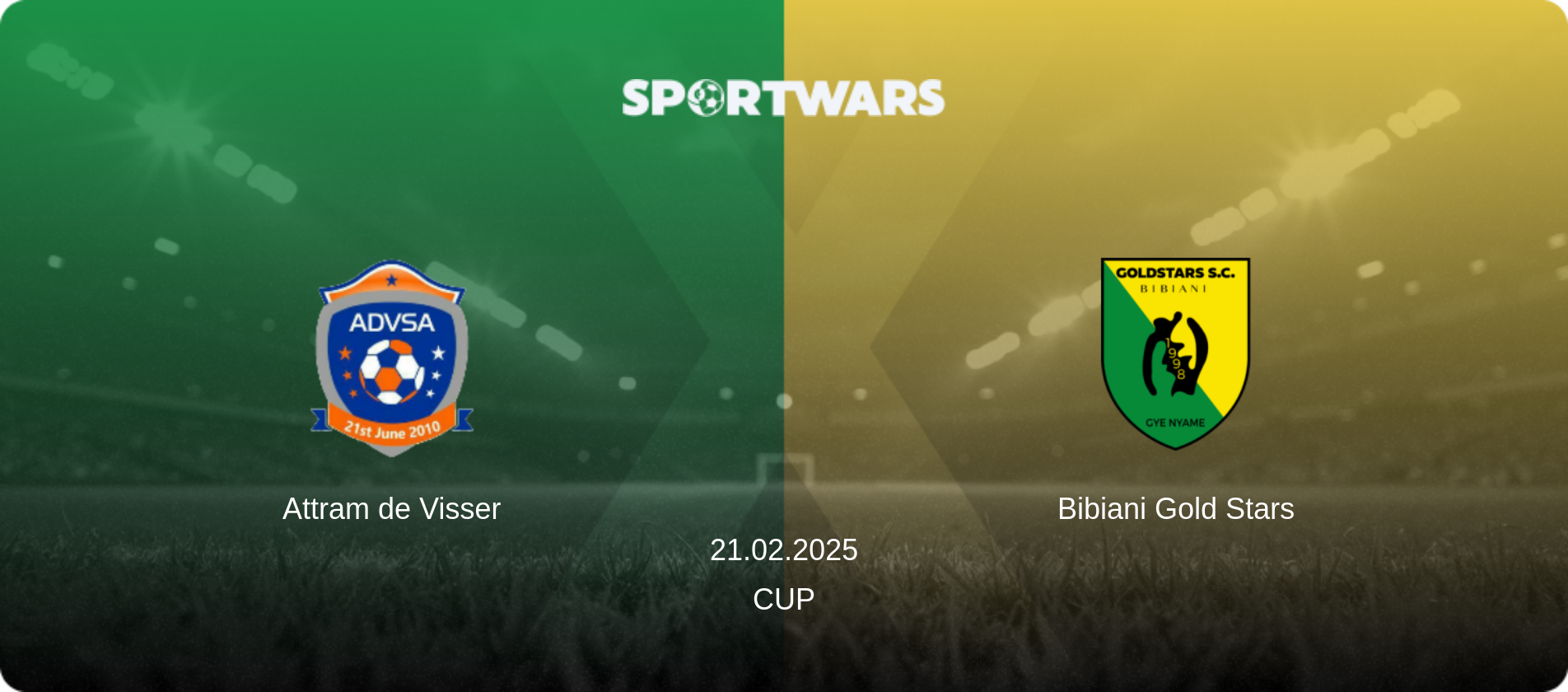 Attram de Visser — Bibiani Gold Stars, 21.02.2025 — Cup (match preview)