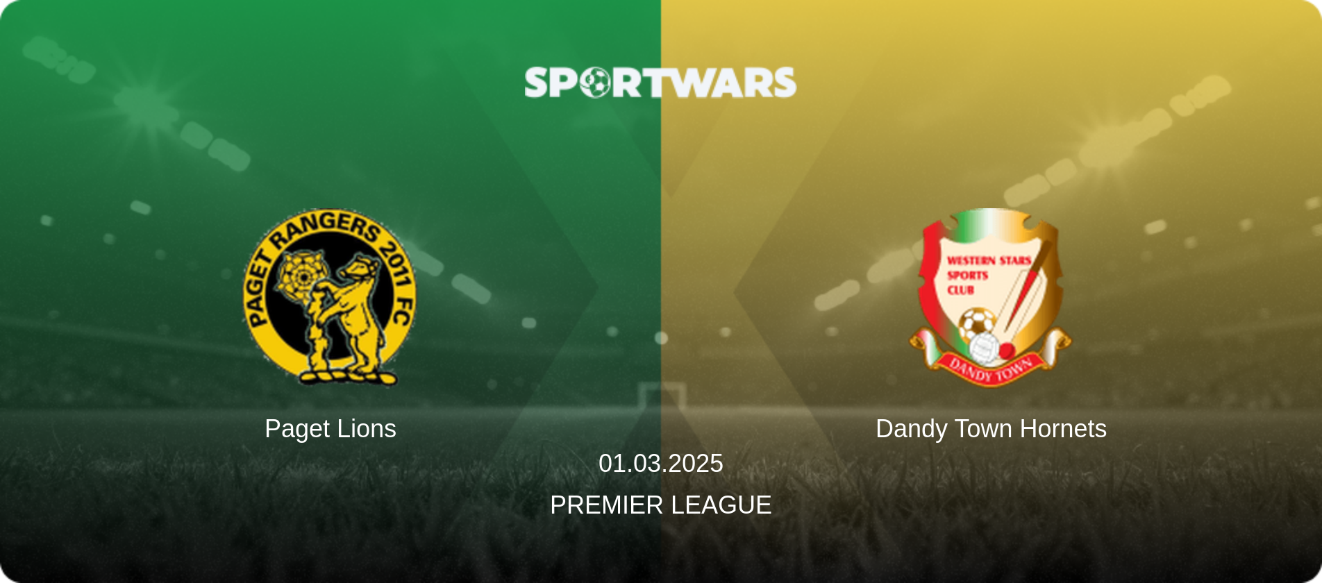 Paget Lions — Dandy Town Hornets, 01.03.2025 — Premier League (match preview)