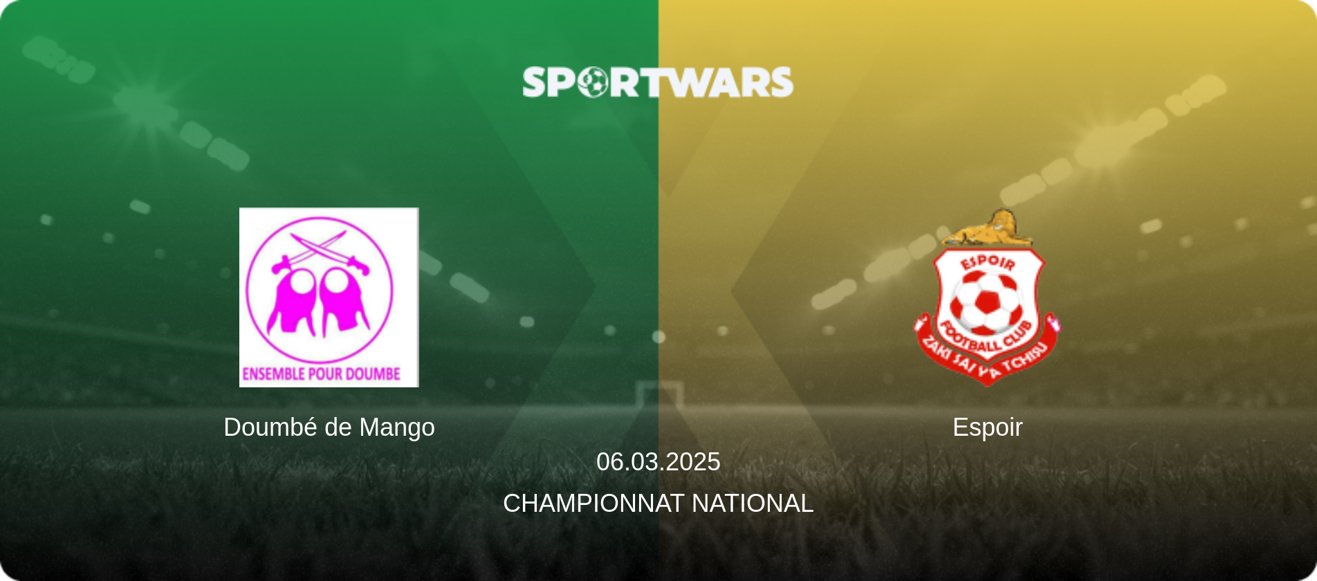 Doumbé de Mango — Espoir, 06.03.2025 — Championnat National (match preview)