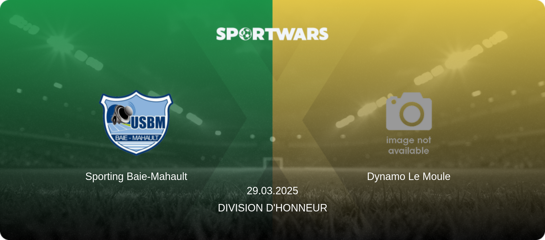 Sporting Baie-Mahault — Dynamo Le Moule, 29.03.2025 — Division d'Honneur (match preview)