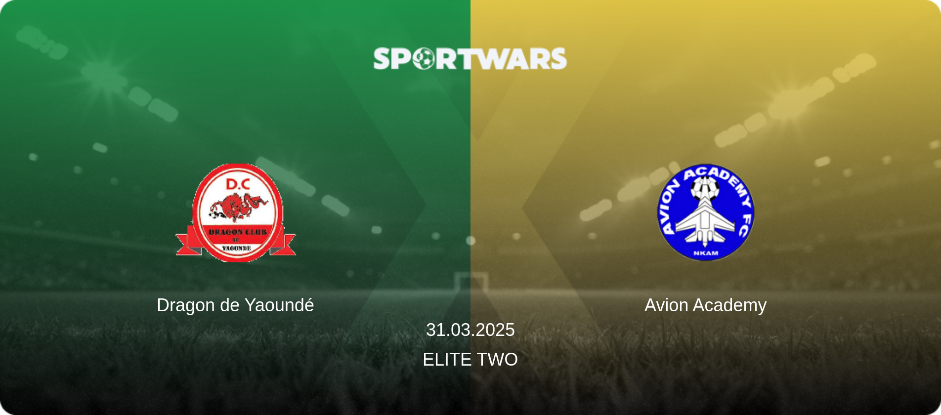 Dragon de Yaoundé — Avion Academy, 31.03.2025 — Elite Two (match preview)