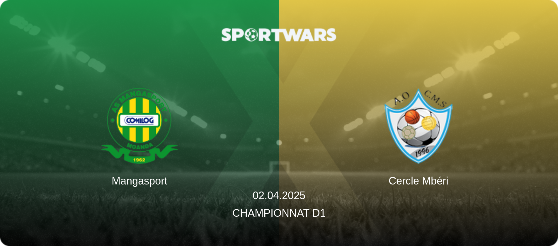 Mangasport — Cercle Mbéri, 02.04.2025 — Championnat D1 (match preview)