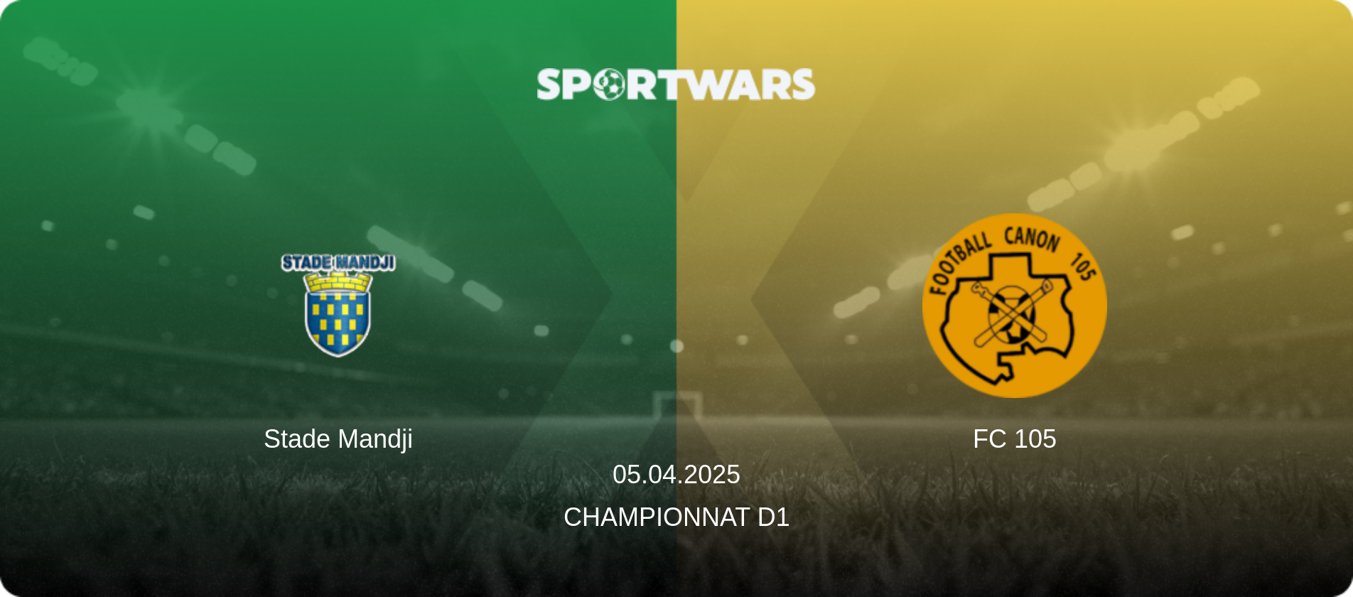 Stade Mandji — FC 105, 05.04.2025 — Championnat D1 (match preview)