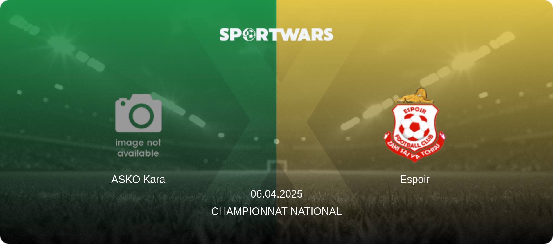 ASKO Kara — Espoir, 06.04.2025 — Championnat National (match preview)