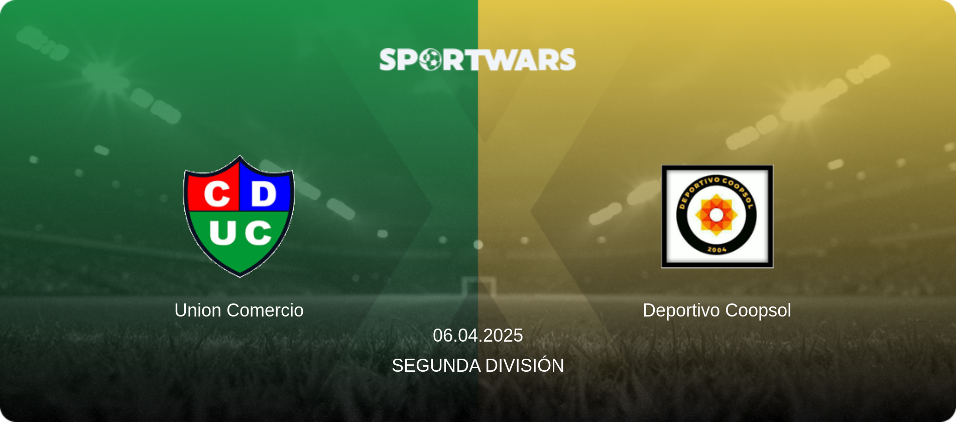 Union Comercio — Deportivo Coopsol, 06.04.2025 — Segunda División (match preview)