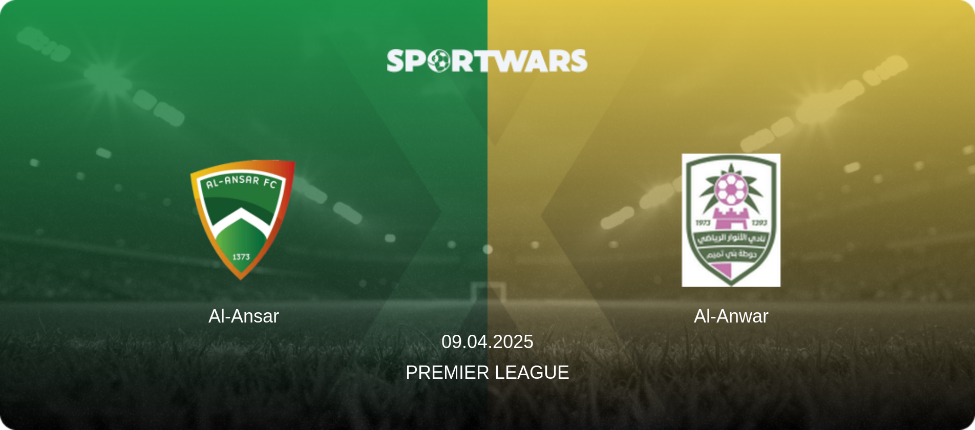 Al-Ansar — Al-Anwar, 09.04.2025 — Premier League (match preview)