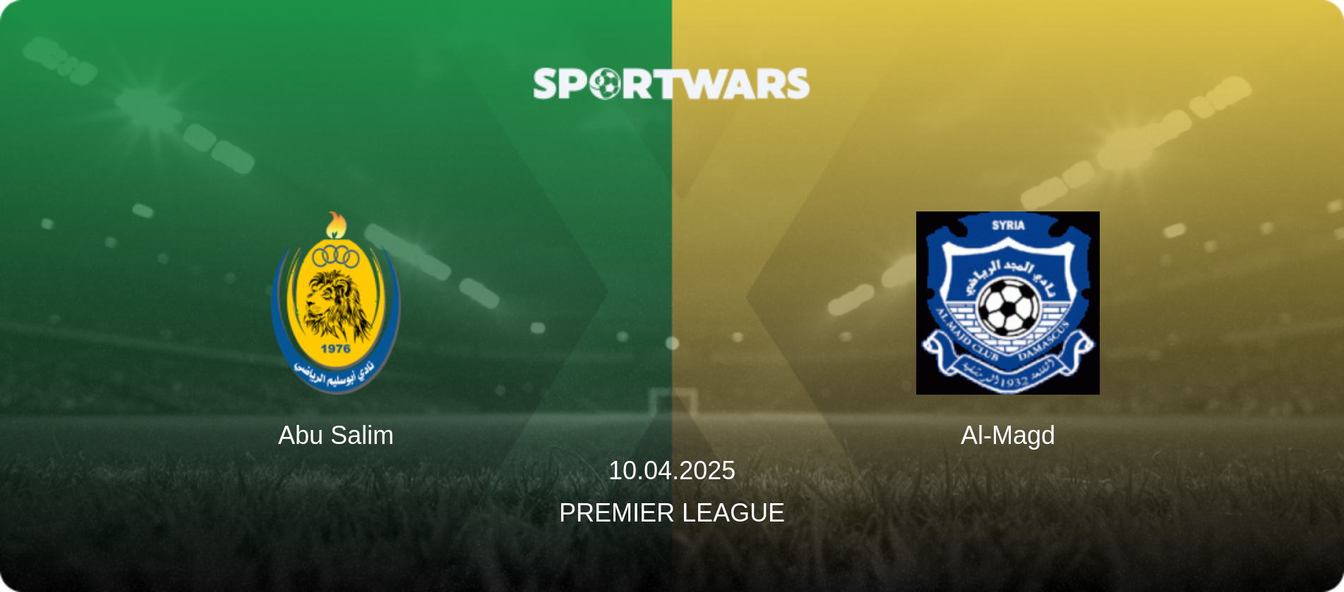 Abu Salim — Al-Magd, 10.04.2025 — Premier League (match preview)