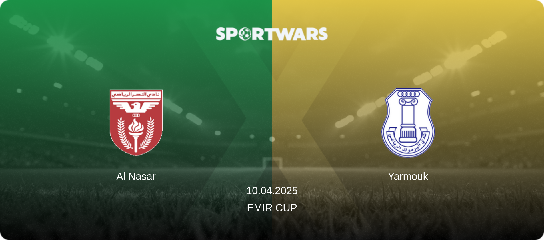 Al Nasar — Yarmouk, 10.04.2025 — Emir Cup (match preview)