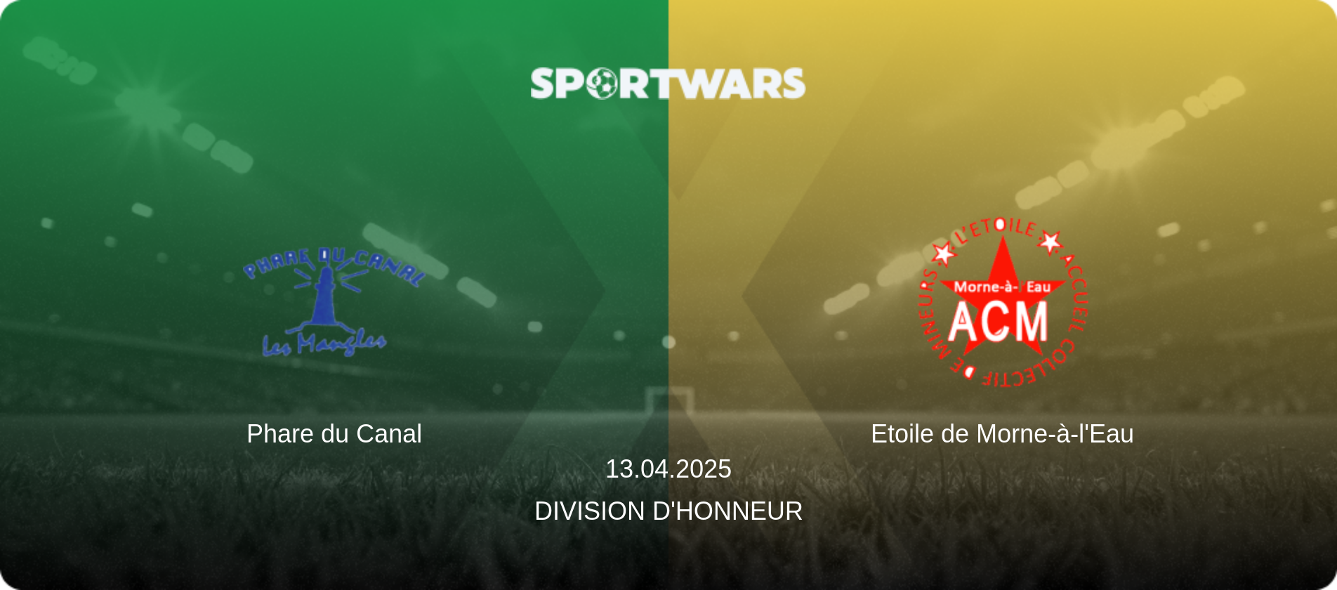 Phare du Canal — Etoile de Morne-à-l'Eau, 13.04.2025 — Division d'Honneur (match preview)