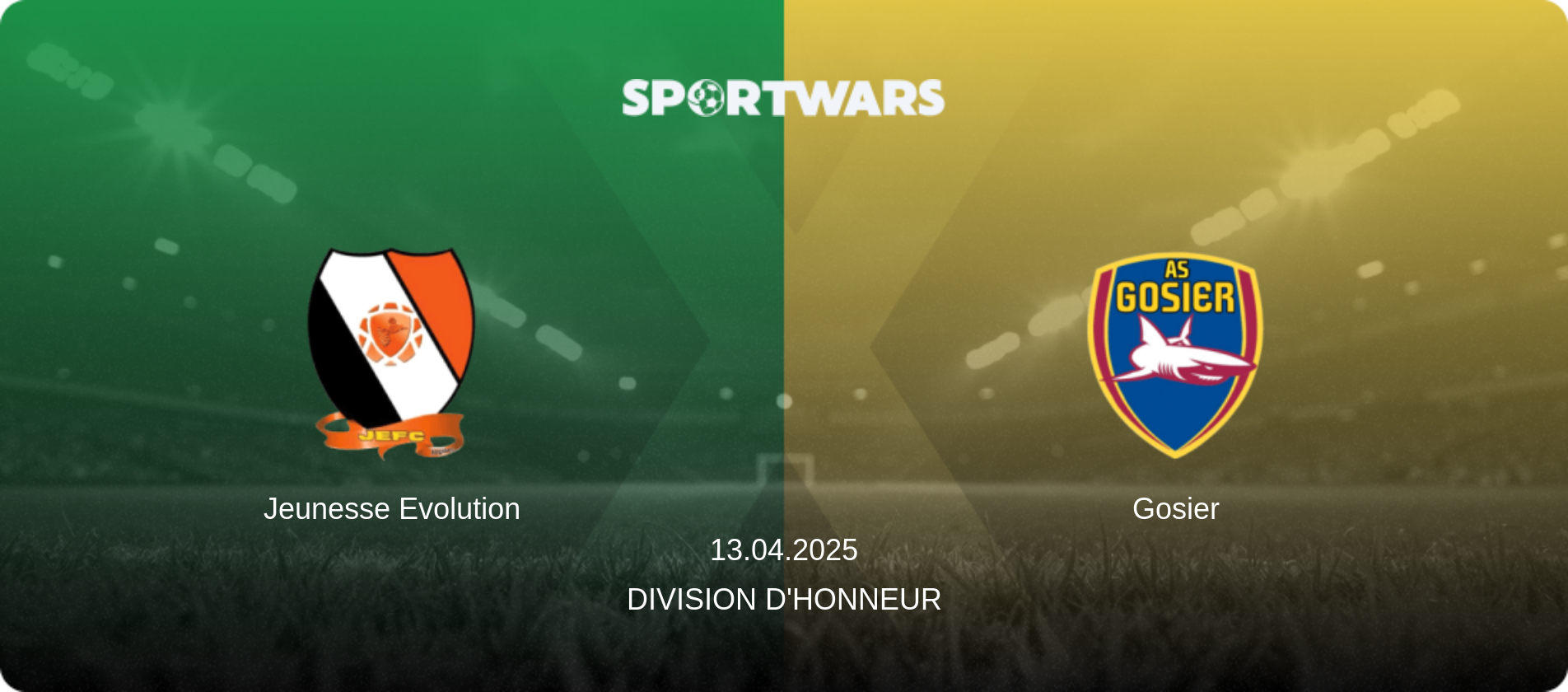 Jeunesse Evolution — Gosier, 13.04.2025 — Division d'Honneur (match preview)