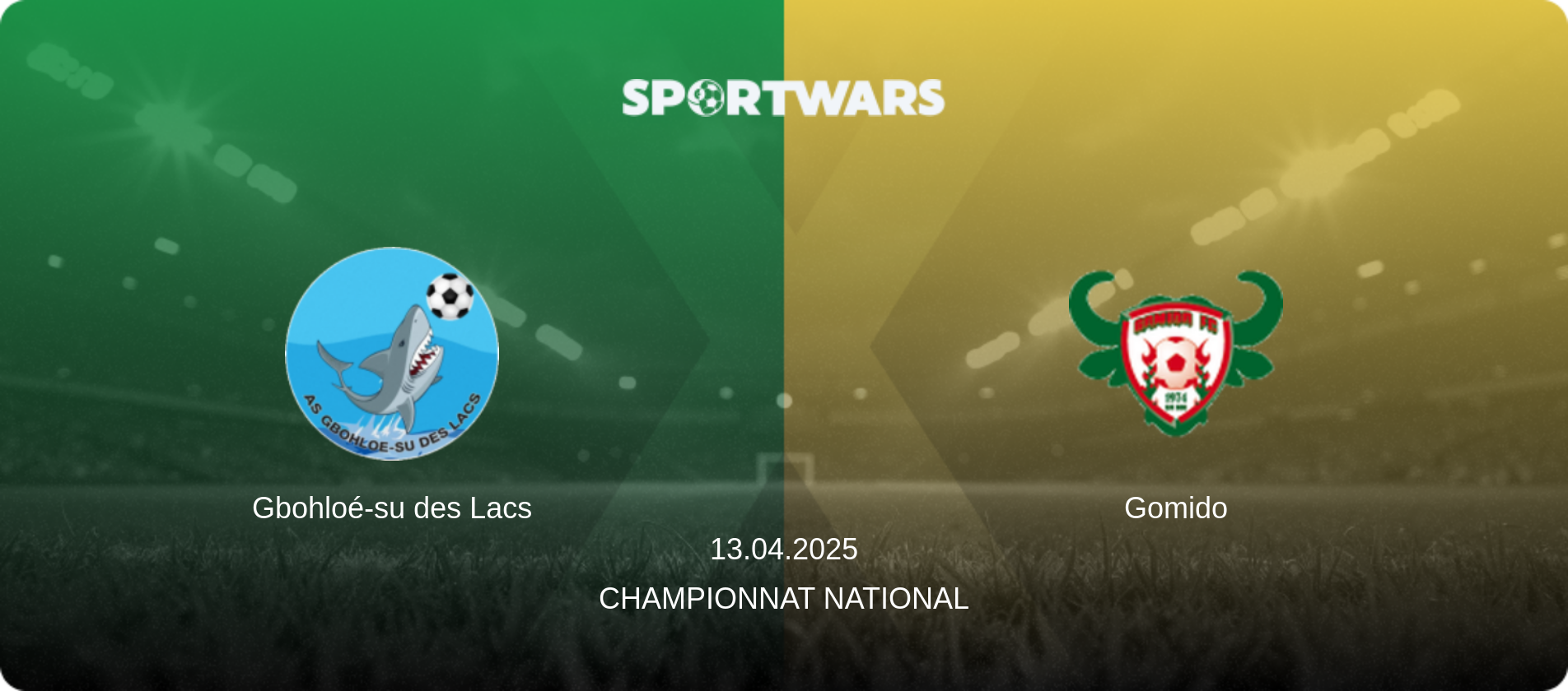 Gbohloé-su des Lacs — Gomido, 13.04.2025 — Championnat National (match preview)