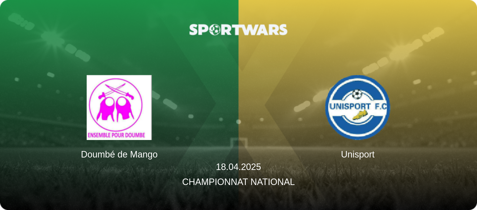 Doumbé de Mango — Unisport, 18.04.2025 — Championnat National (match preview)