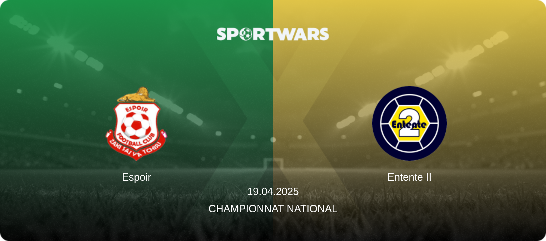 Espoir — Entente II, 19.04.2025 — Championnat National (match preview)