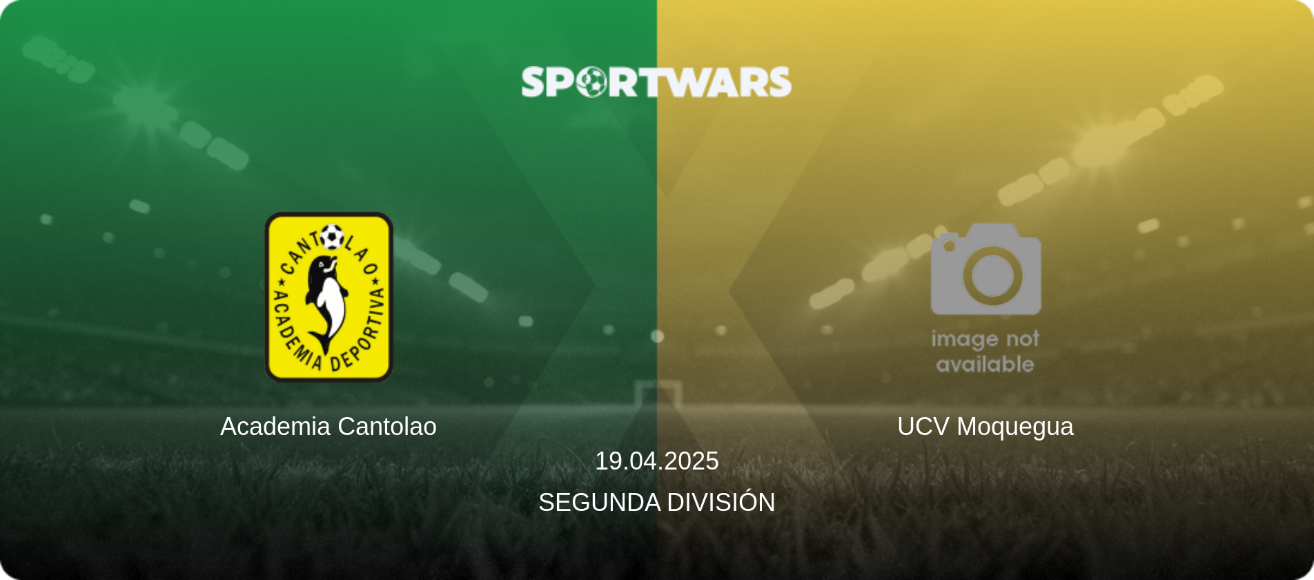Academia Cantolao — UCV Moquegua, 19.04.2025 — Segunda División (match preview)