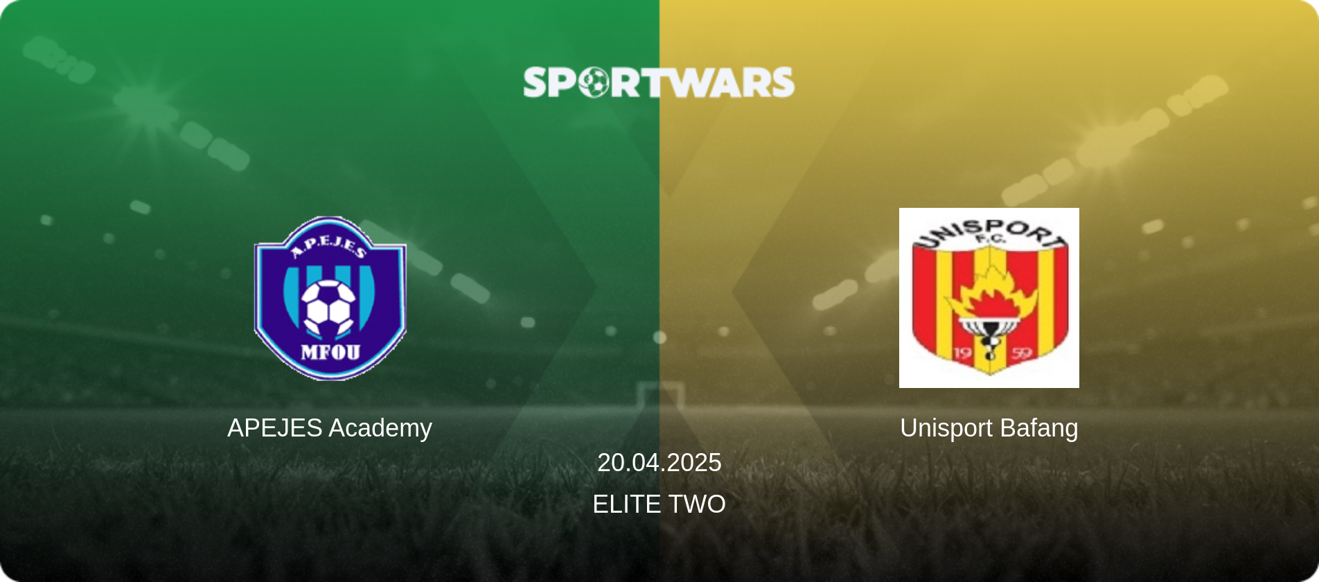 APEJES Academy — Unisport Bafang, 20.04.2025 — Elite Two (match preview)