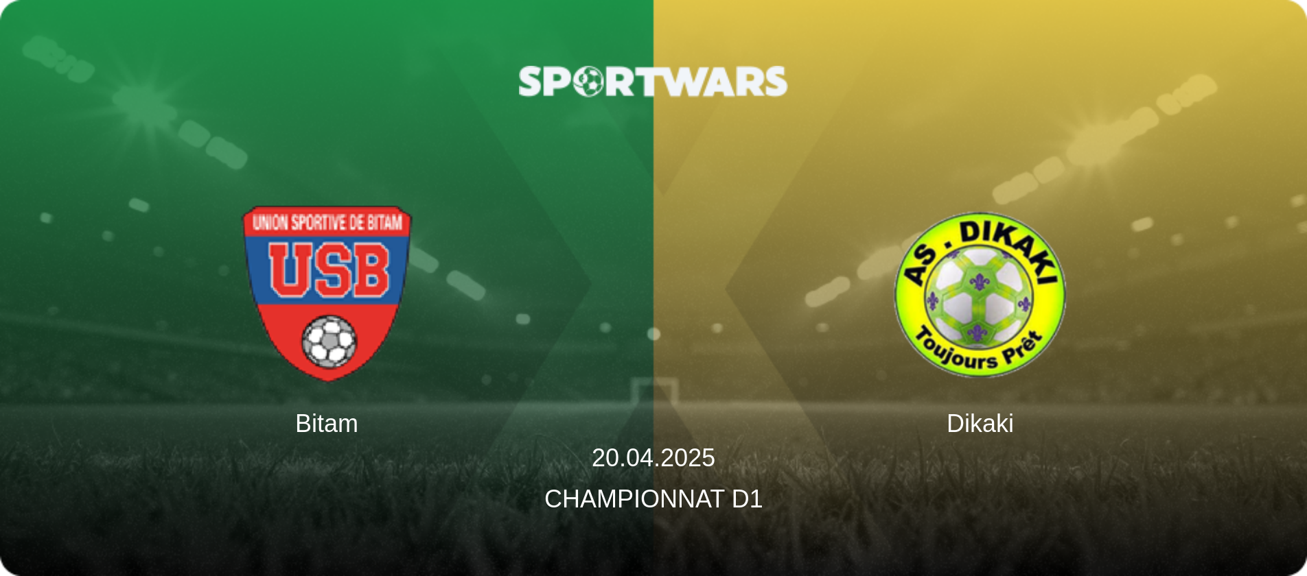 Bitam — Dikaki, 20.04.2025 — Championnat D1 (match preview)