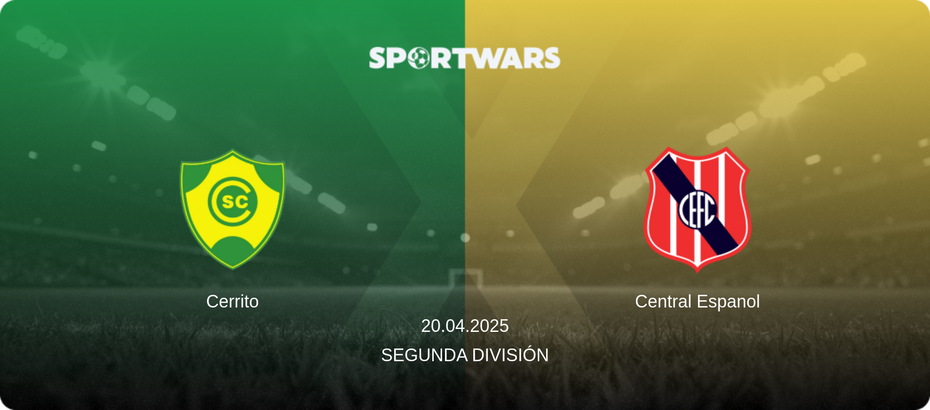 Cerrito — Central Espanol, 20.04.2025 — Segunda División (match preview)