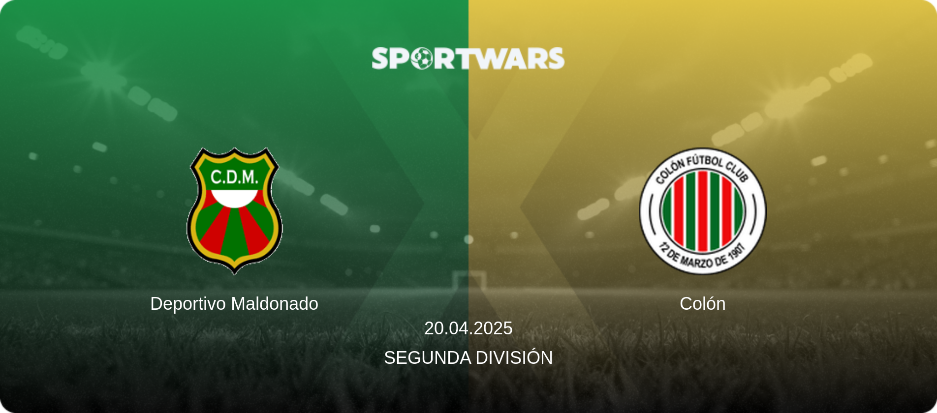 Deportivo Maldonado — Colón, 20.04.2025 — Segunda División (match preview)