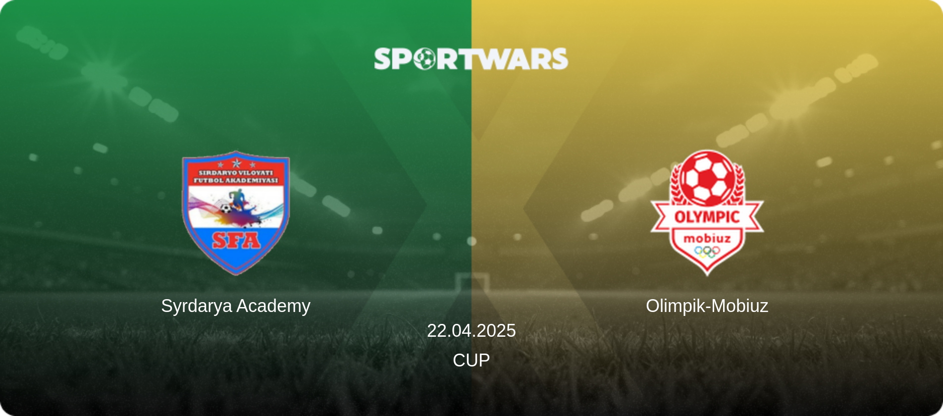 Syrdarya Academy — Olimpik-Mobiuz, 22.04.2025 — Cup (match preview)