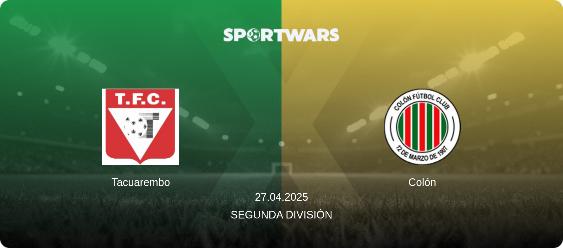Tacuarembo — Colón, 27.04.2025 — Segunda División (match preview)