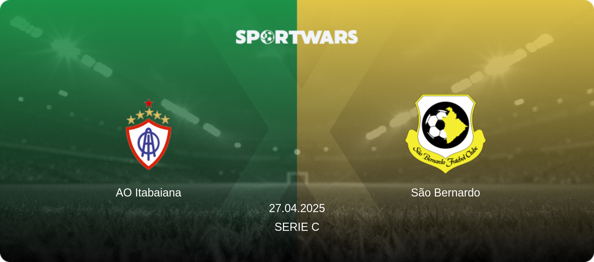 AO Itabaiana — São Bernardo, 27.04.2025 — Serie C (match preview)