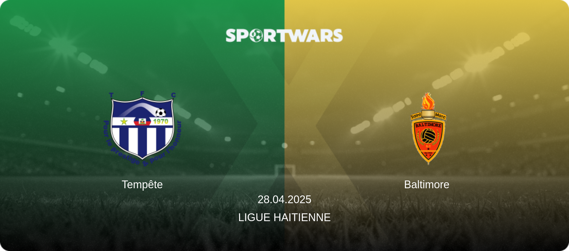 Tempête — Baltimore, 28.04.2025 — Ligue Haitienne (match preview)
