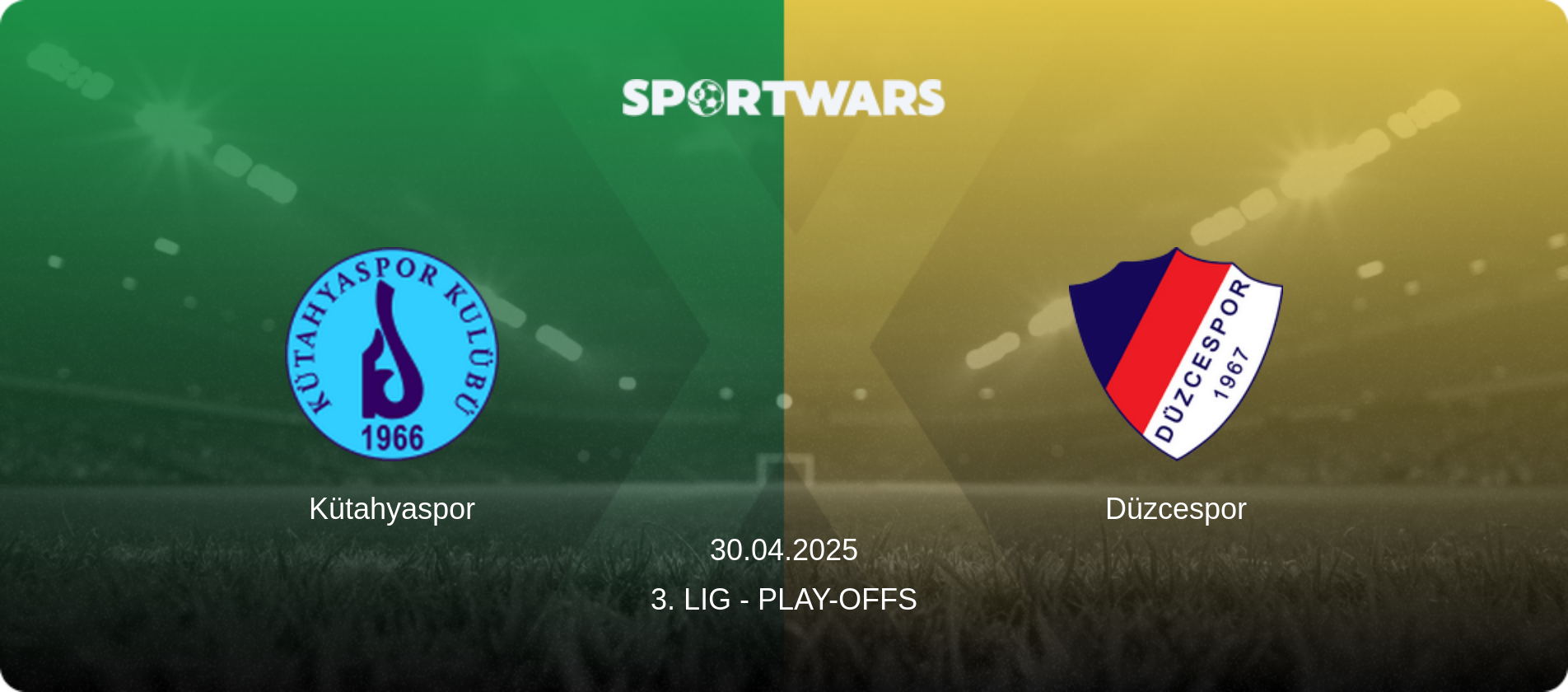 Kütahyaspor — Düzcespor, 30.04.2025 — 3. Lig - Play-offs (match preview)