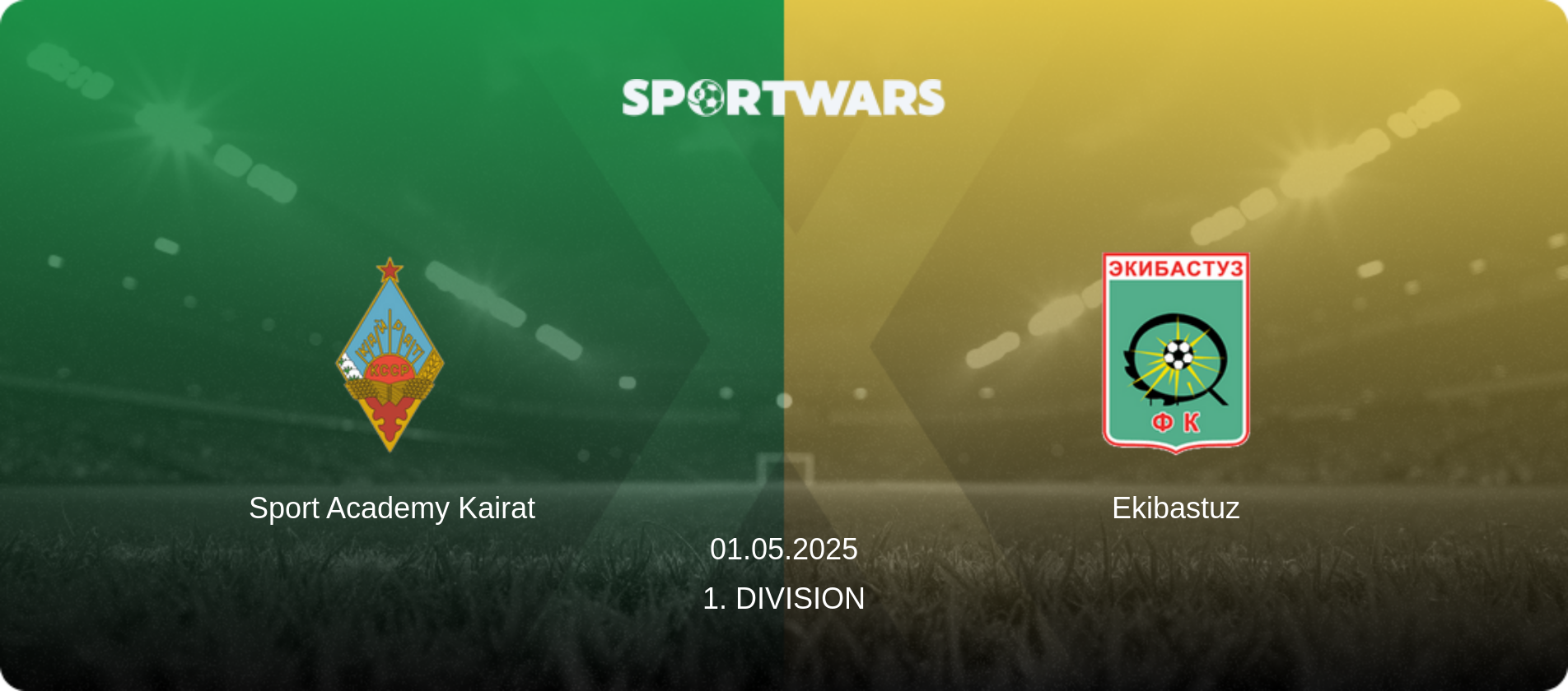 Sport Academy Kairat — Ekibastuz, 01.05.2025 — 1. Division (match preview)
