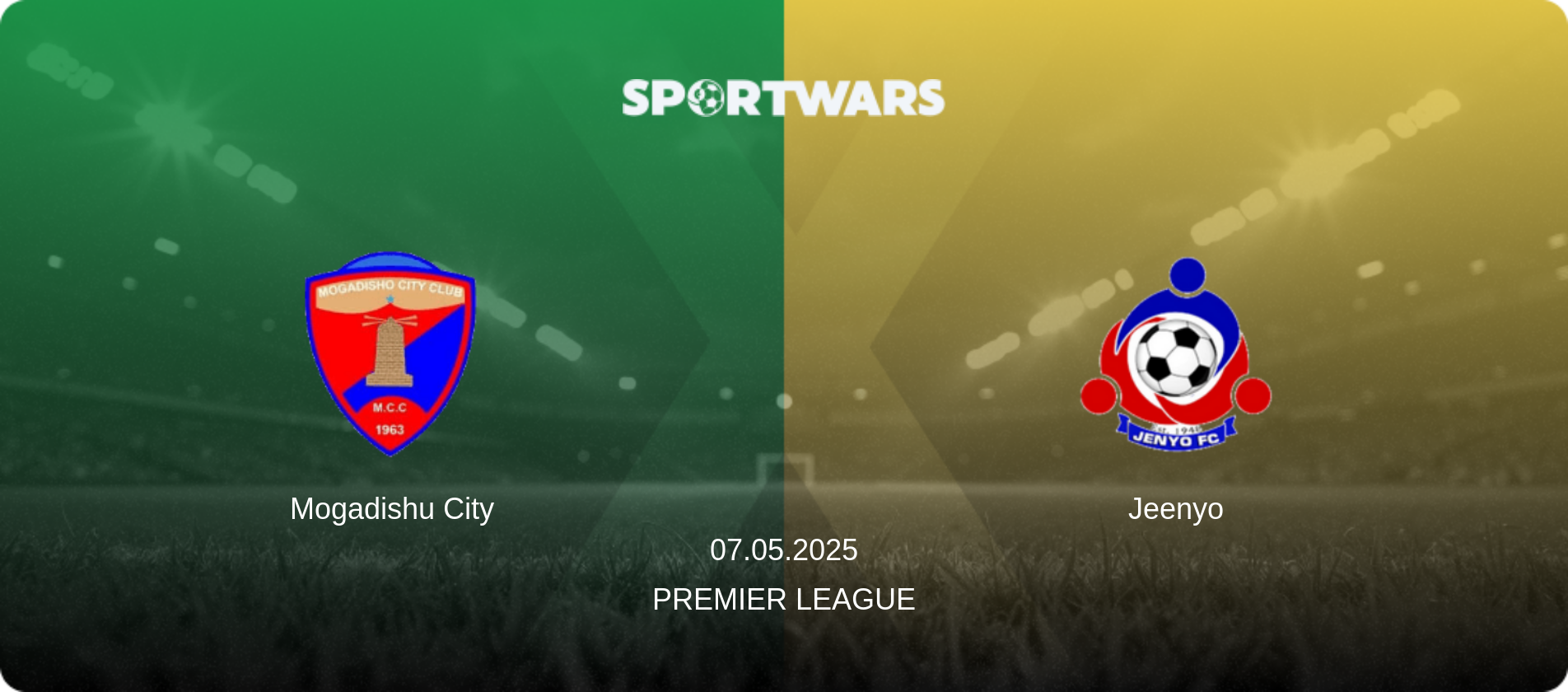 Mogadishu City — Jeenyo, 07.05.2025 — Premier League (match preview)