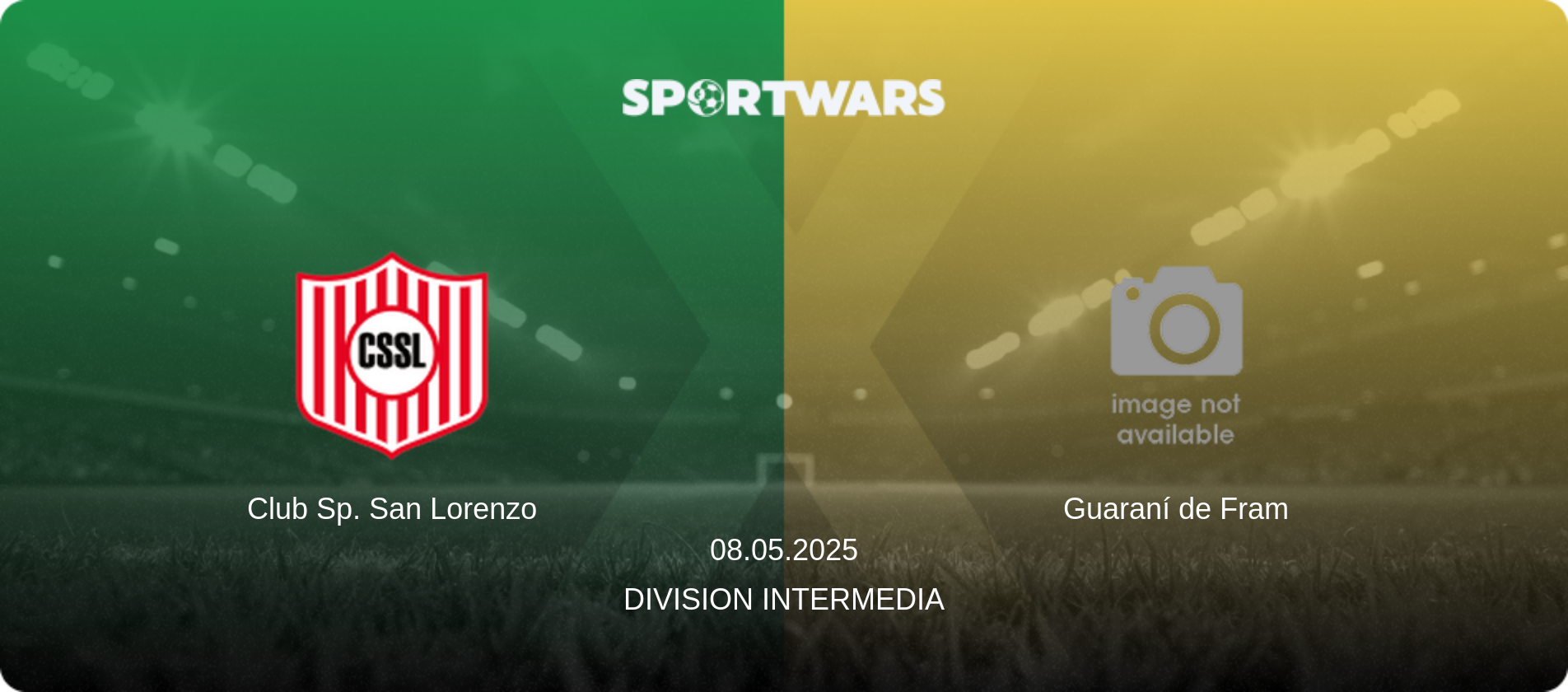 Club Sp. San Lorenzo — Guaraní de Fram, 08.05.2025 — Division Intermedia (match preview)