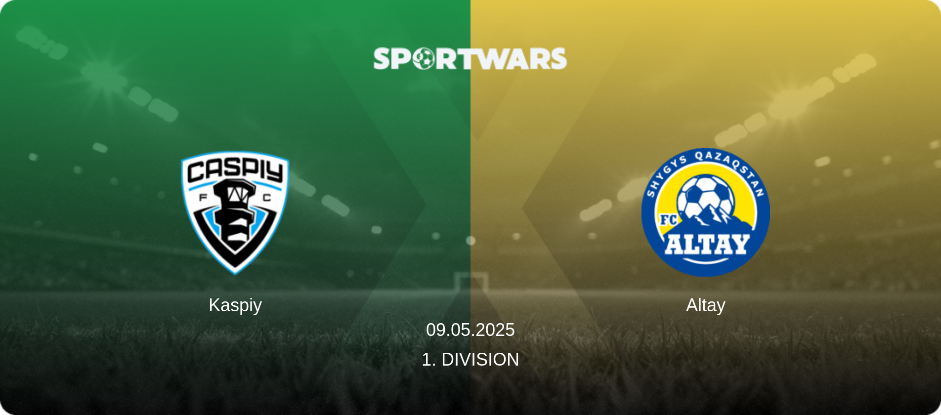 Kaspiy — Altay, 09.05.2025 — 1. Division (match preview)