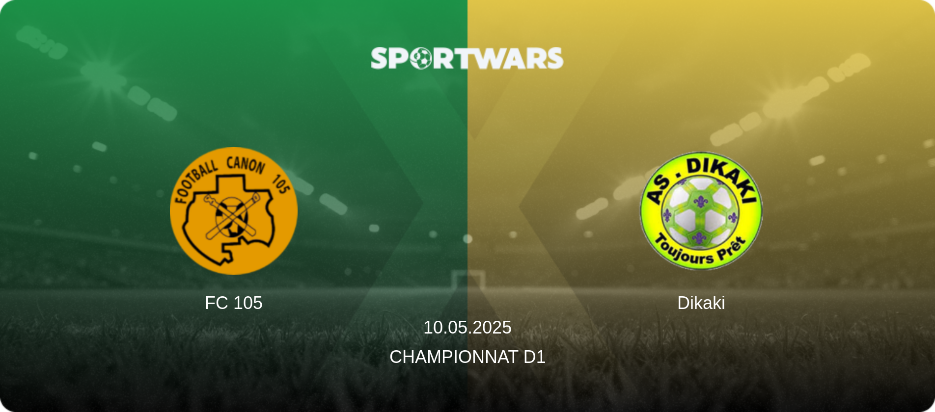 FC 105 — Dikaki, 10.05.2025 — Championnat D1 (match preview)
