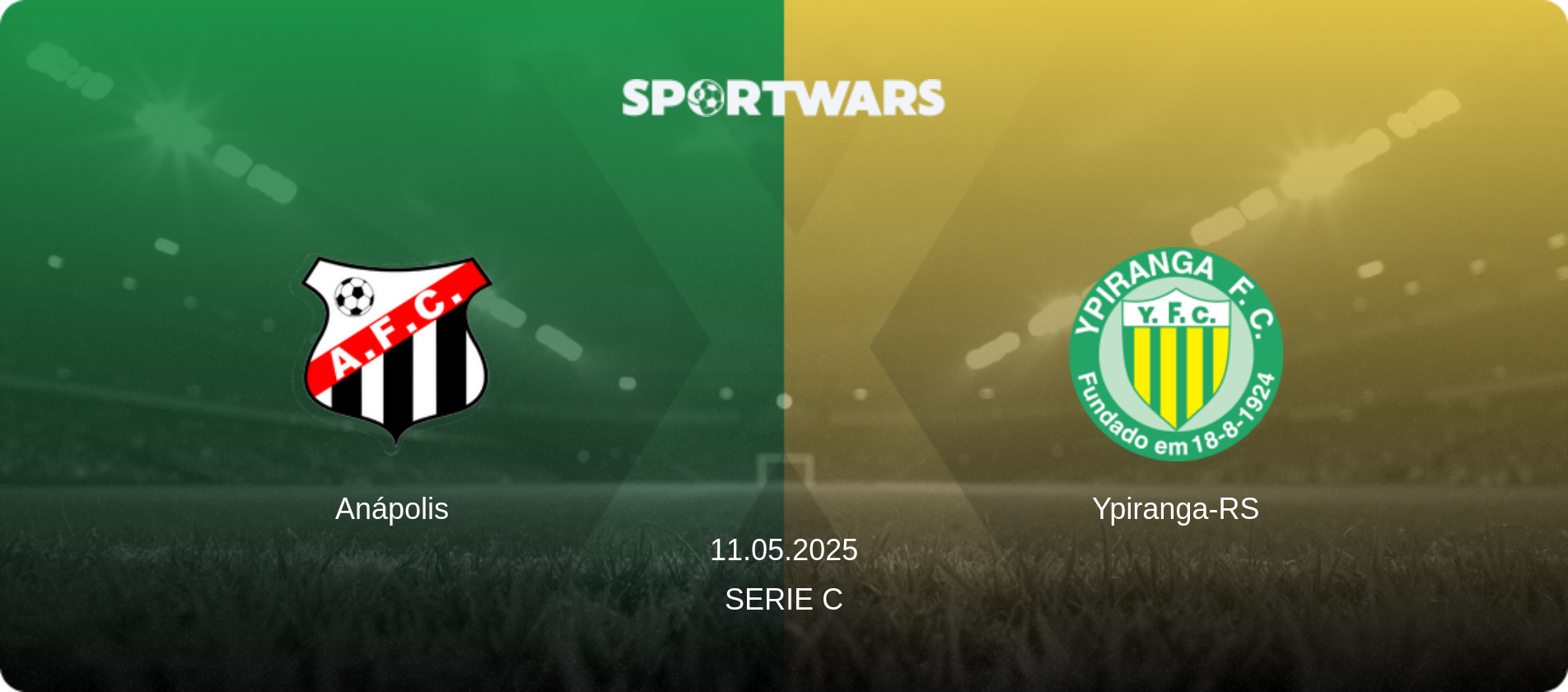 Anápolis — Ypiranga-RS, 11.05.2025 — Serie C (match preview)