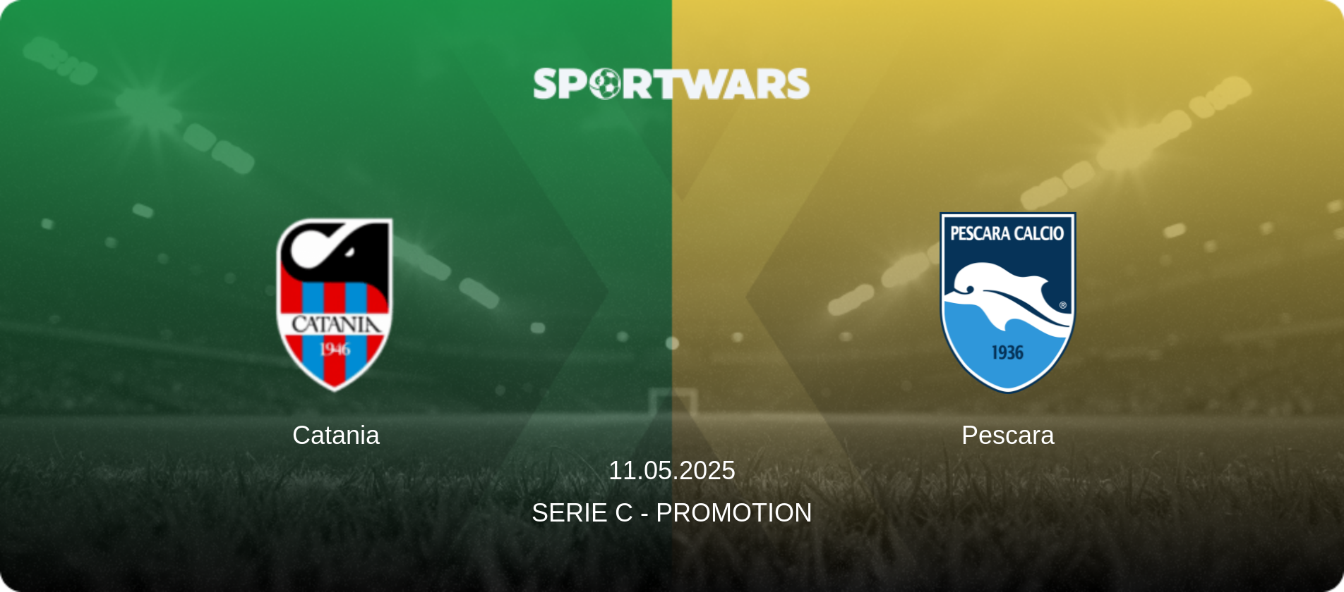 Catania — Pescara, 11.05.2025 — Serie C - Promotion (match preview)