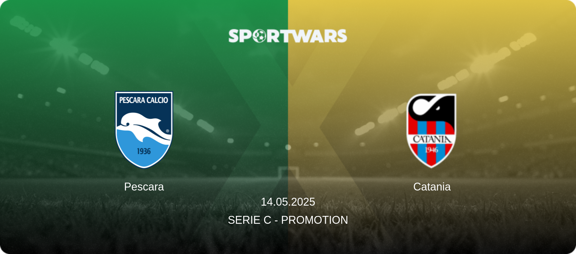 Pescara — Catania, 14.05.2025 — Serie C - Promotion (match preview)