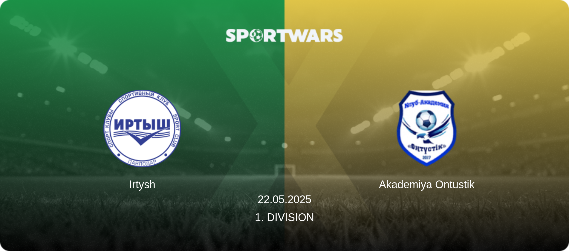 Irtysh — Akademiya Ontustik, 22.05.2025 — 1. Division (match preview)