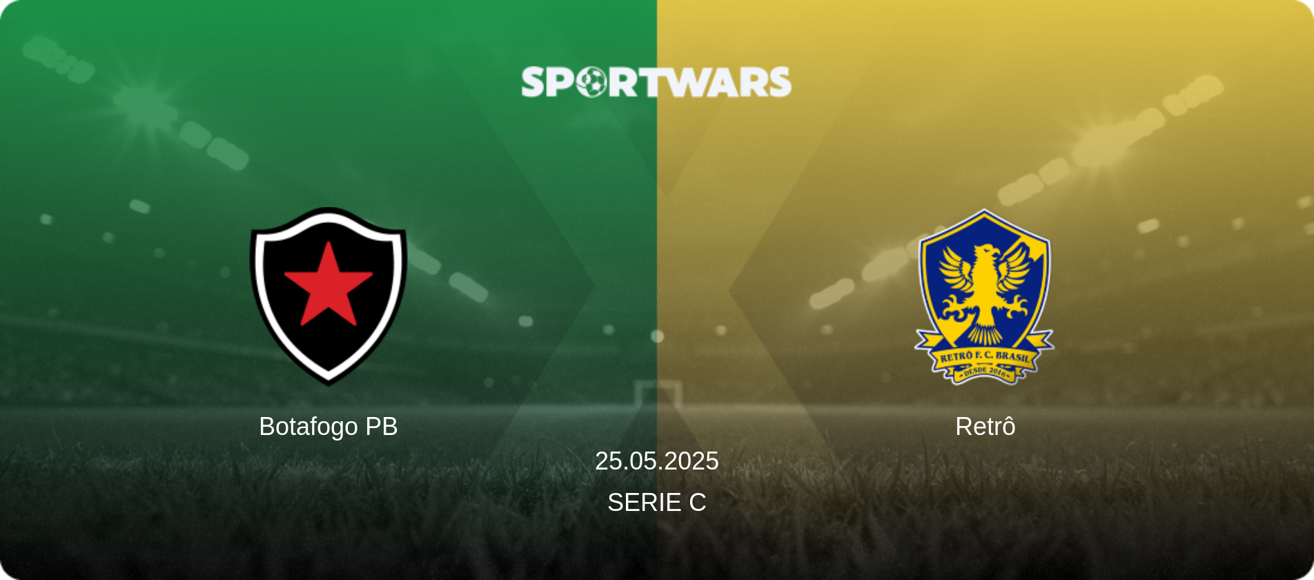 Botafogo PB — Retrô, 25.05.2025 — Serie C (match preview)