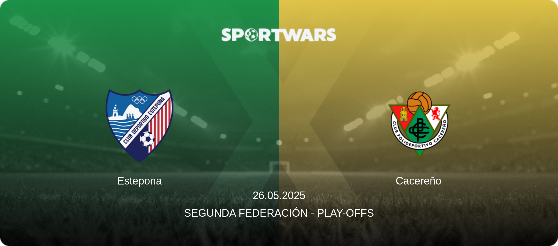 Estepona — Cacereño, 26.05.2025 — Segunda Federación - Play-offs (match preview)