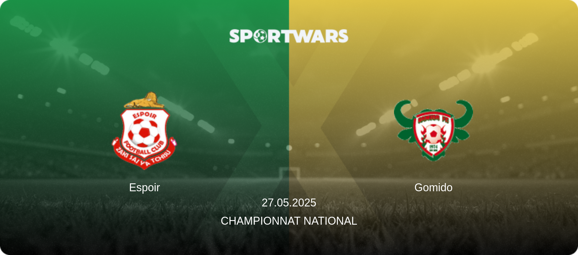 Espoir — Gomido, 27.05.2025 — Championnat National (match preview)