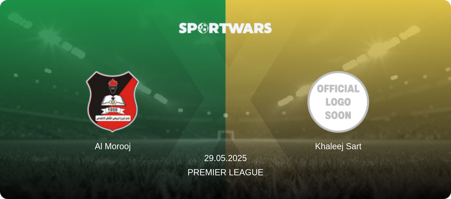 Al Morooj — Khaleej Sart, 29.05.2025 — Premier League (match preview)